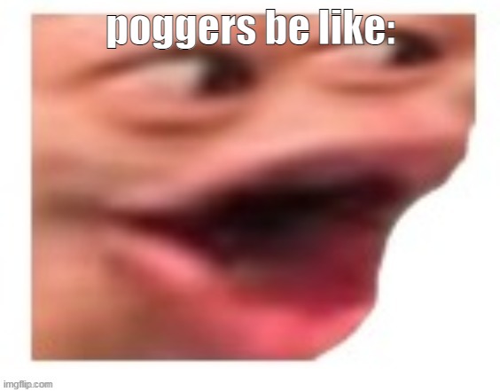 pogger | poggers be like: | image tagged in poggers | made w/ Imgflip meme maker