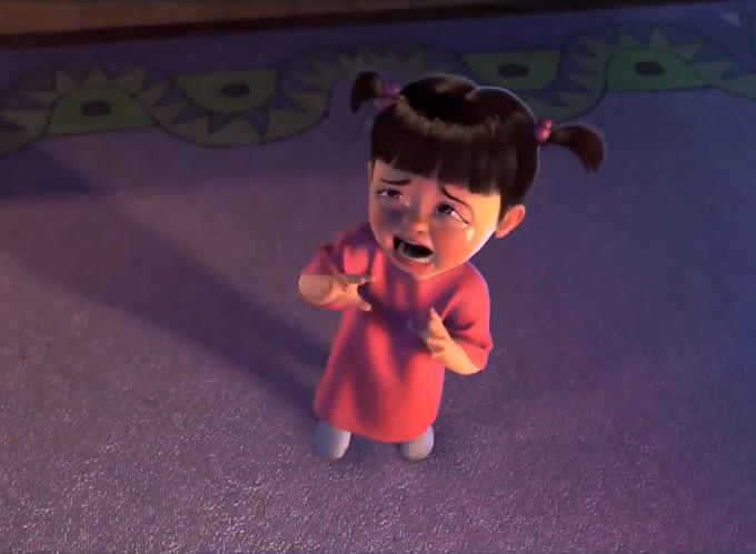 Boo Crying Monsters Inc. Blank Meme Template