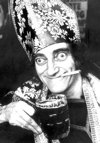 Marty feldman smoking and drinking Blank Meme Template