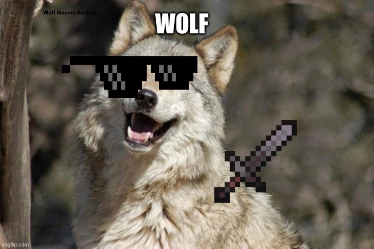 n behlsebau dcek | WOLF | image tagged in optimistic moon moon wolf vanadium wolf | made w/ Imgflip meme maker