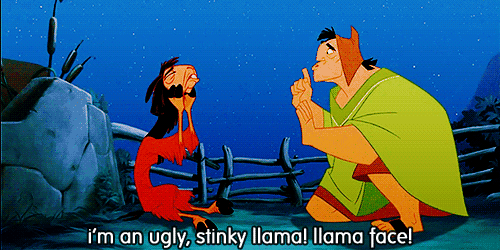 Emperors new groove llama face Blank Meme Template