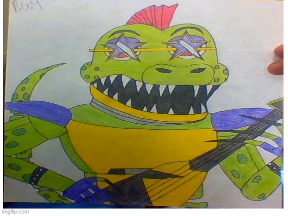 Wowee I Haven't Posted Anything In A While-...Anyways Here's Montgomery Gator Because Of The New Fnaf Security Breach Trailer-.. | image tagged in fnaf,fnaf hype everywhere | made w/ Imgflip meme maker