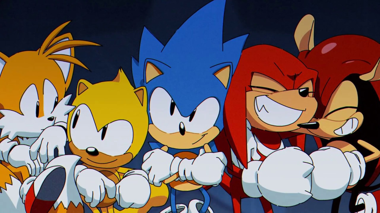 High Quality me and the boys: sonic mania edition Blank Meme Template