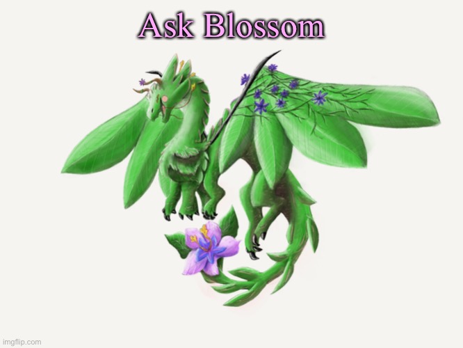 Ask Blossom | made w/ Imgflip meme maker