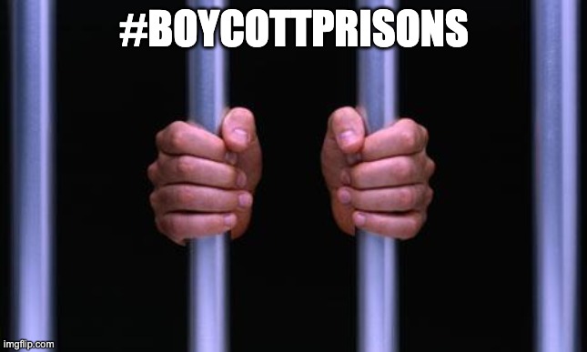 Prison Bars | #BOYCOTTPRISONS | image tagged in prison bars | made w/ Imgflip meme maker