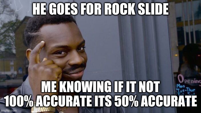 4 Michael Mandjtv Growth | HE GOES FOR ROCK SLIDE; ME KNOWING IF IT NOT 100% ACCURATE ITS 50% ACCURATE | image tagged in memes,roll safe think about it | made w/ Imgflip meme maker
