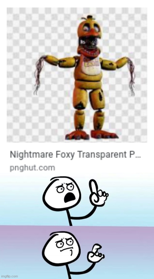 whoever keeps making these, just stop | image tagged in speechless stickman,fnaf2,chica from fnaf 2,fnaf 2 | made w/ Imgflip meme maker