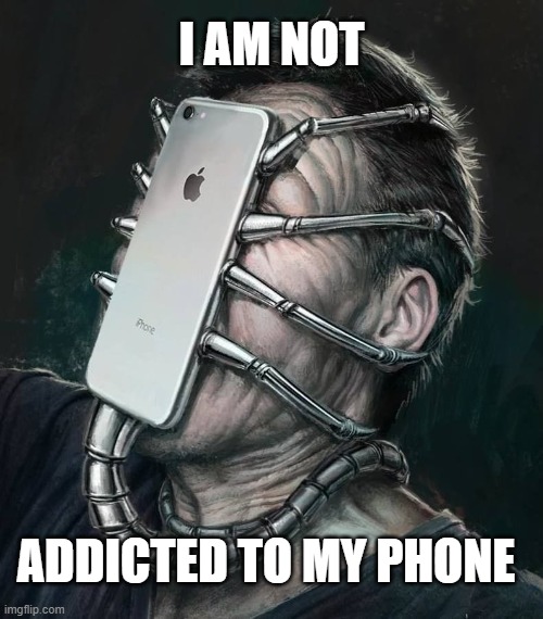 Phone Addict Meme