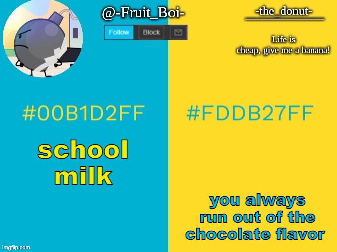 you always run out of the chocolate flavor; school milk | image tagged in lol 5 | made w/ Imgflip meme maker