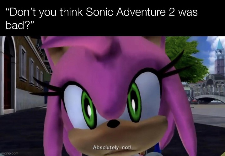 hell naw! | image tagged in sa2 | made w/ Imgflip meme maker