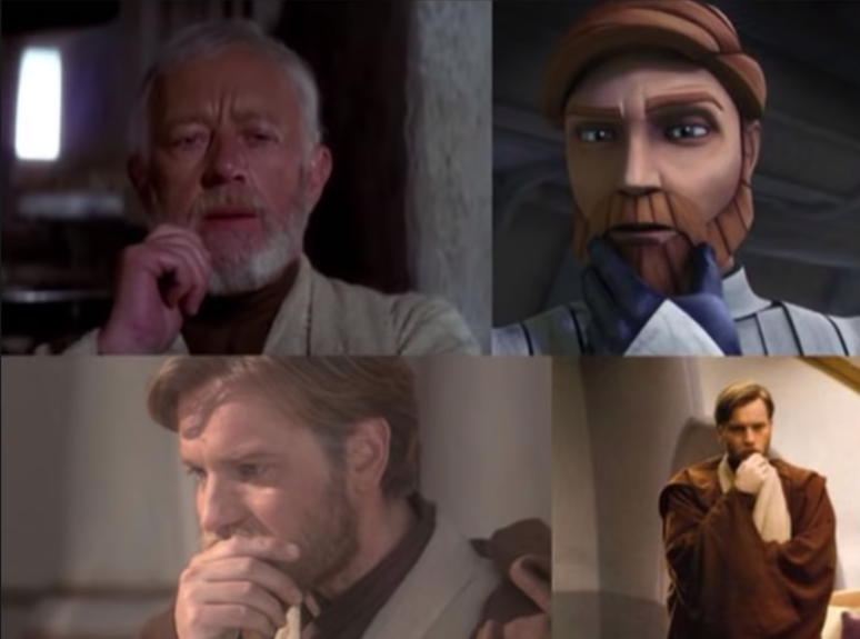 High Quality Obi Wan Think Eternal Blank Meme Template