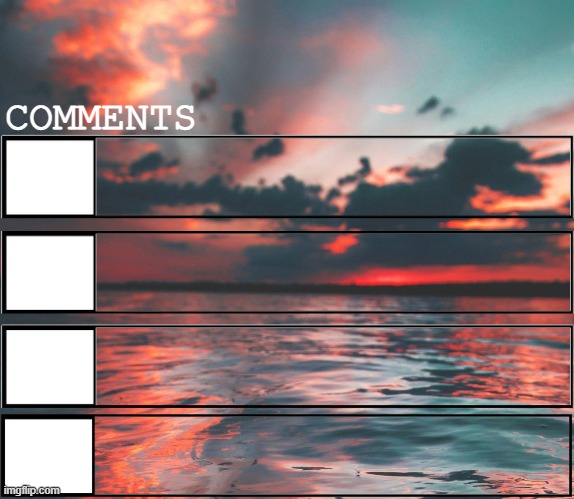 Xeno's comment section Blank Meme Template