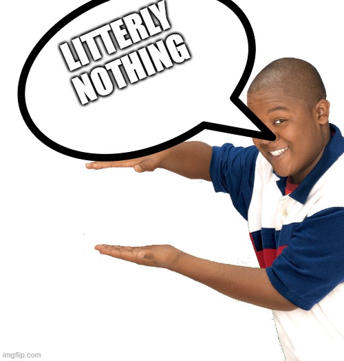 NOTHING | LITTERLY NOTHING | image tagged in memes,man holding nothing | made w/ Imgflip meme maker