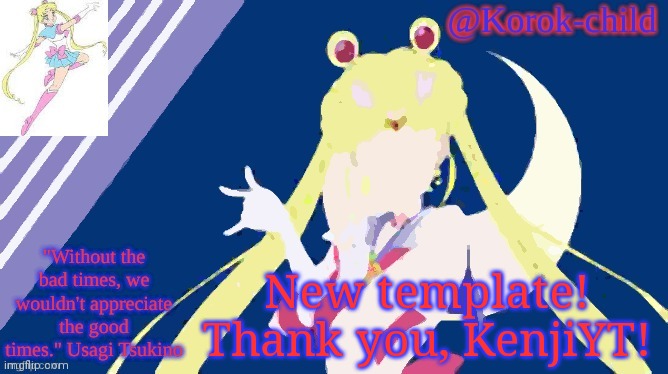 ෆ╹ .̮ ╹ෆ | New template! Thank you, KenjiYT! | image tagged in korok-child temp | made w/ Imgflip meme maker