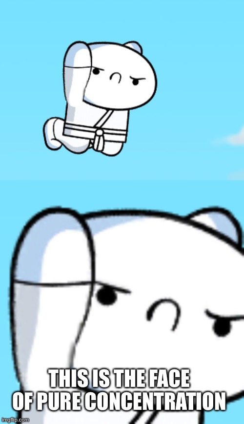 THIS IS THE FACE OF PURE CONCENTRATION | made w/ Imgflip meme maker