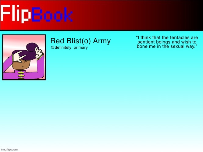 Blist FlipBook template Blank Meme Template
