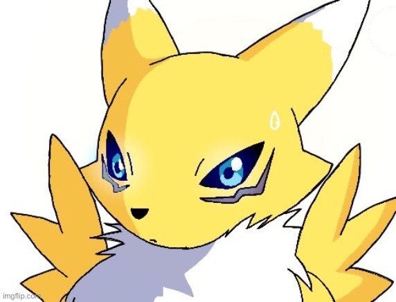 Renamon | image tagged in renamon,digimon,drawing | made w/ Imgflip meme maker