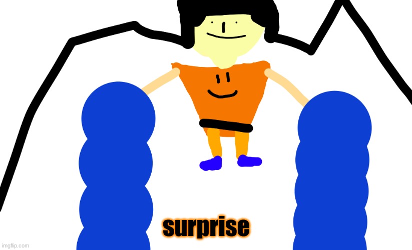 my friend made this super accurate and derpy goku... | surprise | image tagged in wrong | made w/ Imgflip meme maker