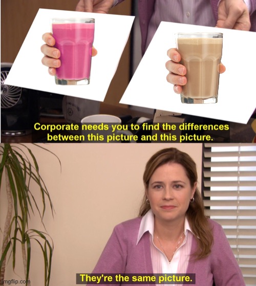 They're The Same Picture | image tagged in memes,they're the same picture,choccy milk,straby milk | made w/ Imgflip meme maker