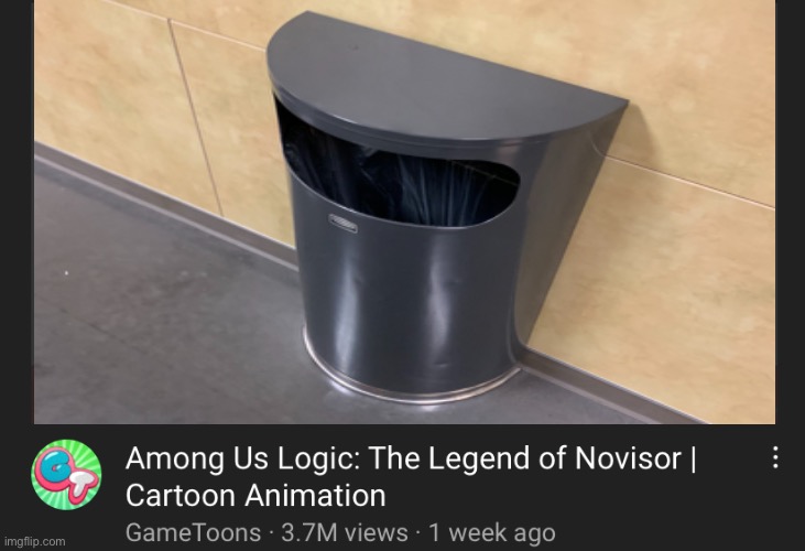 Amogus. | image tagged in among us,ghost,horror,sus,trash can,memes | made w/ Imgflip meme maker