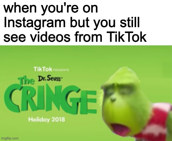 The C R I N G E Blank Meme Template