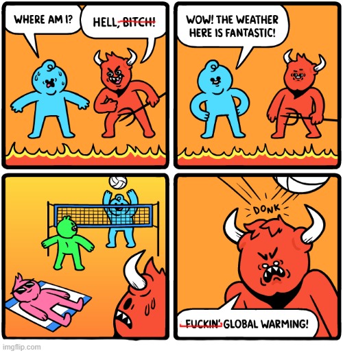 Meanwhile in hell | made w/ Imgflip meme maker