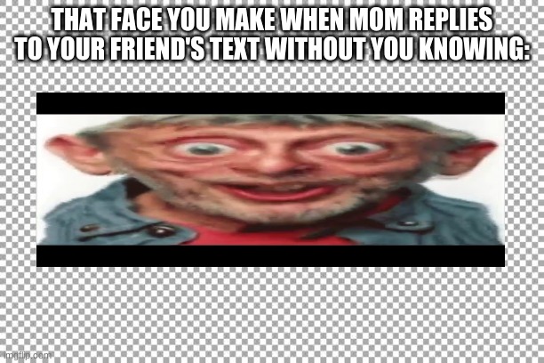 Free | THAT FACE YOU MAKE WHEN MOM REPLIES TO YOUR FRIEND'S TEXT WITHOUT YOU KNOWING: | image tagged in free | made w/ Imgflip meme maker