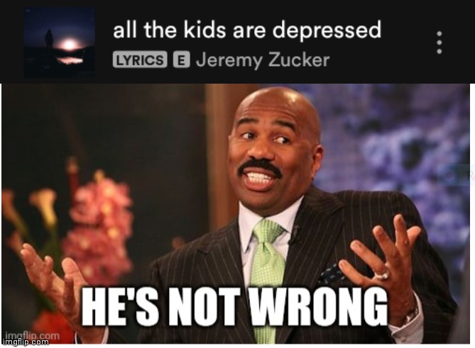 Lmao spotify you good? lol | image tagged in well he's not 'wrong',wheeze,depression,idk,lol so funny | made w/ Imgflip meme maker