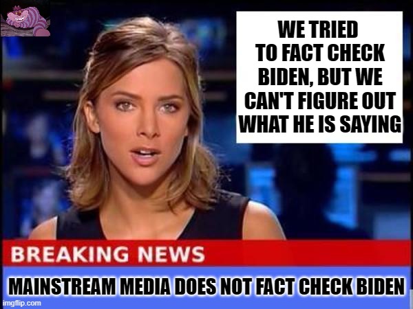 Is the White House going to be giving out Biden decoder rings? | WE TRIED  TO FACT CHECK BIDEN, BUT WE CAN'T FIGURE OUT WHAT HE IS SAYING; MAINSTREAM MEDIA DOES NOT FACT CHECK BIDEN | image tagged in breaking news | made w/ Imgflip meme maker