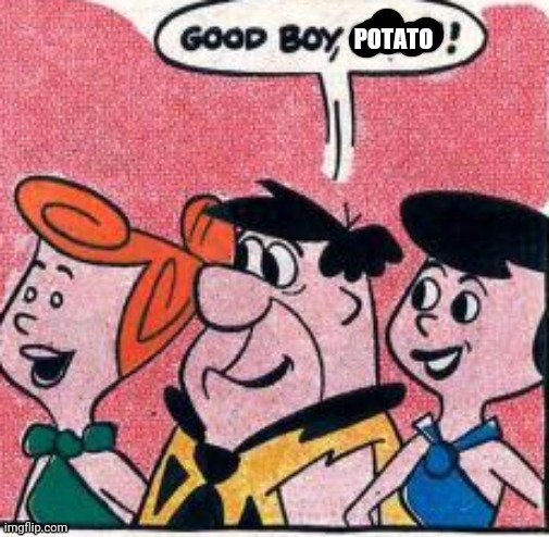 POTATO | image tagged in good boy | made w/ Imgflip meme maker