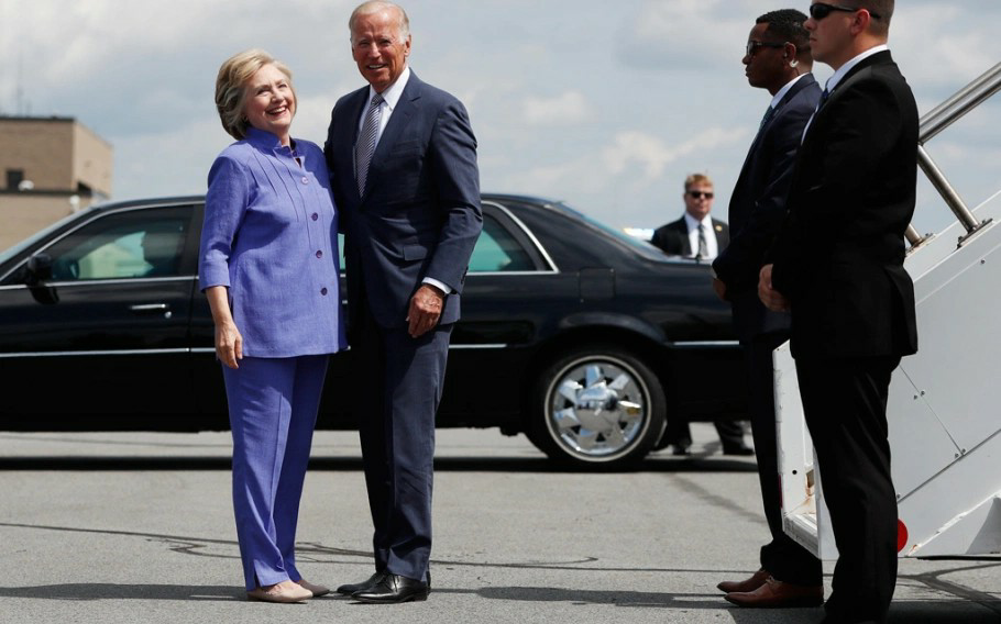 Joe Biden and Hillary Clinton Blank Meme Template