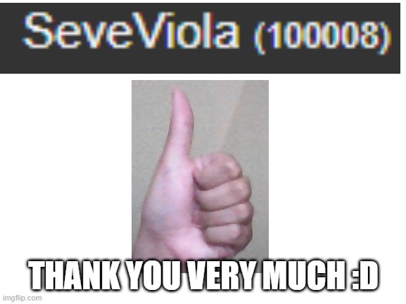 :D | THANK YOU VERY MUCH :D | image tagged in blank white template | made w/ Imgflip meme maker