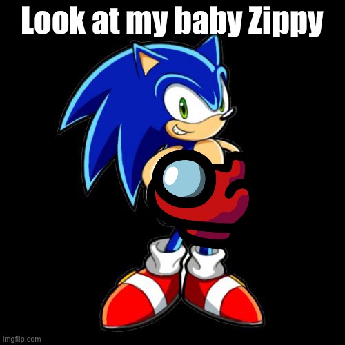 You're Too Slow Sonic |  Look at my baby Zippy | image tagged in memes,you're too slow sonic | made w/ Imgflip meme maker