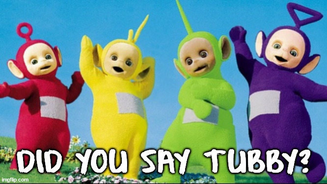 Teletubbies | DID YOU SAY TUBBY? | image tagged in teletubbies | made w/ Imgflip meme maker
