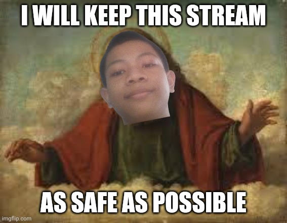 The gates of raiding bvghate is almost closed, now i shall keep you all safe. | I WILL KEEP THIS STREAM; AS SAFE AS POSSIBLE | image tagged in i will keep you all safe my warriors | made w/ Imgflip meme maker