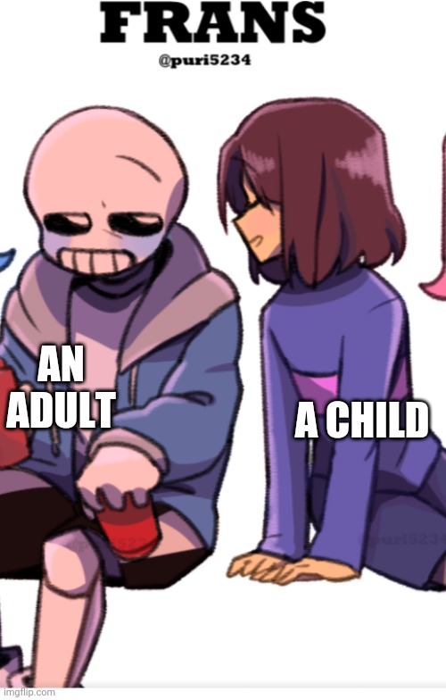 AN ADULT A CHILD | made w/ Imgflip meme maker