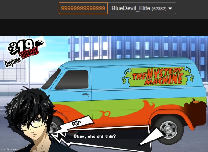 Guys I think I'm getting hacked | image tagged in impflip,meme,persona 5,hack | made w/ Imgflip meme maker