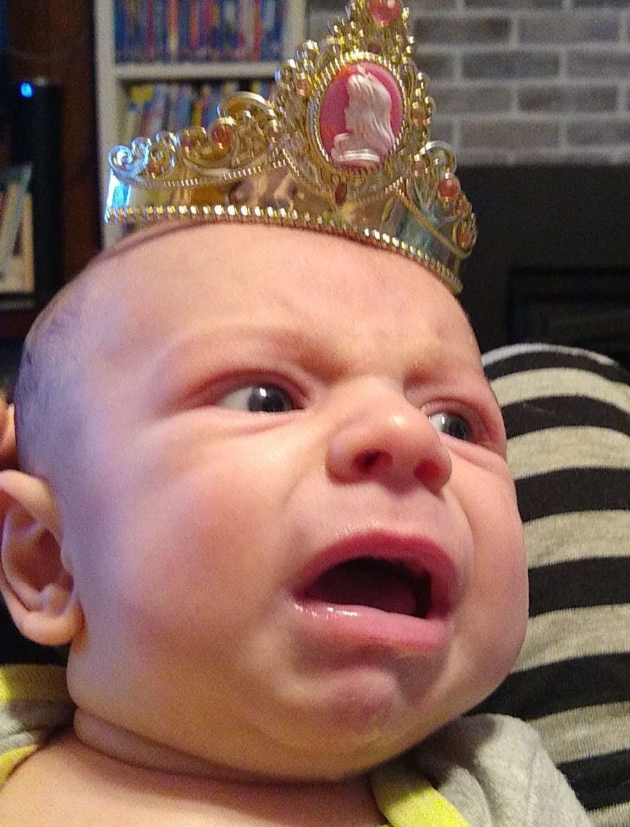 High Quality Offended baby Blank Meme Template