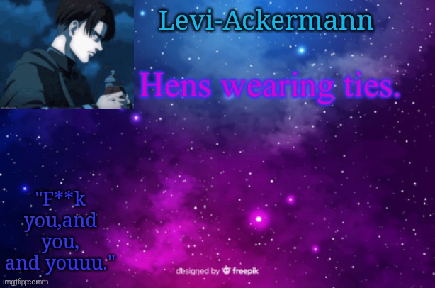 Temp 2 | Hens wearing ties. | image tagged in temp 2 | made w/ Imgflip meme maker