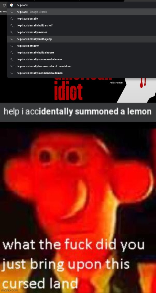 NaNi!? | image tagged in what the fuck did you just bring upon this cursed land | made w/ Imgflip meme maker