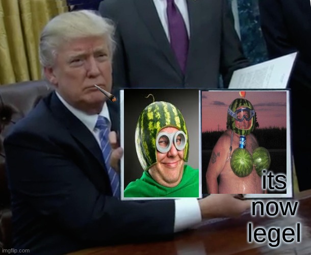 Trump Bill Signing Meme | its now legel | image tagged in memes,trump bill signing | made w/ Imgflip meme maker