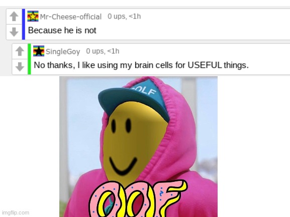 OOF | image tagged in oof,gottem | made w/ Imgflip meme maker