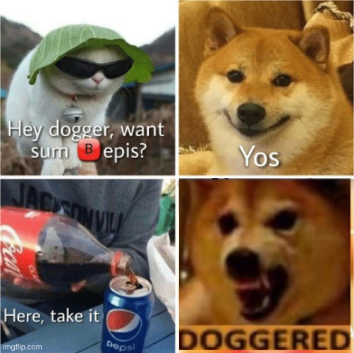 DOGGERED | image tagged in doggo,dogger,memes,not really a gif,triggered,dogs | made w/ Imgflip meme maker