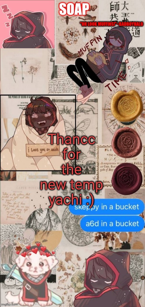 Thancccccc | Thancc for the new temp yachi :) | image tagged in thanks yachi | made w/ Imgflip meme maker