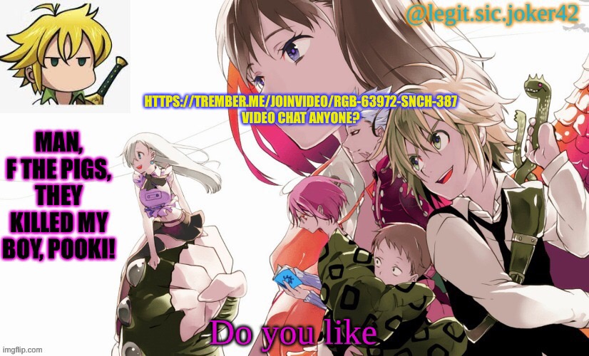 https://trember.me/joinvideo/RGB-63972-snch-387 Video chat anyone? | HTTPS://TREMBER.ME/JOINVIDEO/RGB-63972-SNCH-387 VIDEO CHAT ANYONE? | image tagged in disney killed star wars,star wars kills disney | made w/ Imgflip meme maker