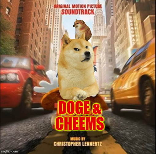 just look at this! | DOGE &
CHEEMS | image tagged in tom jerry movie poster,memes,doge | made w/ Imgflip meme maker