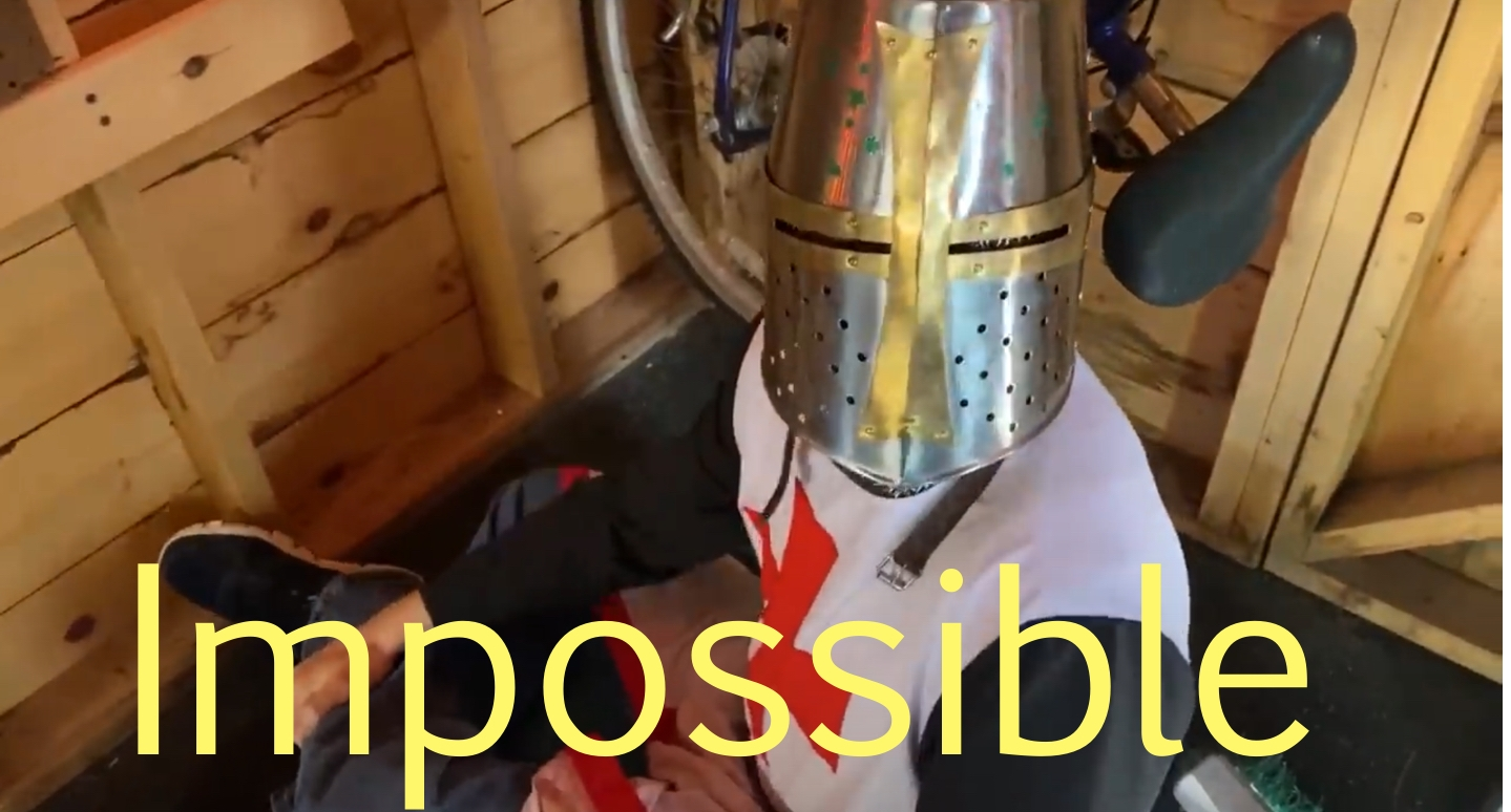 High Quality IMPOSSIBLE crusader Blank Meme Template
