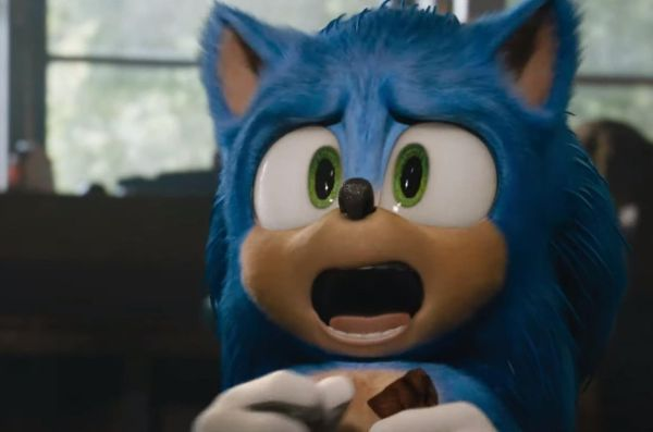 New sonic movie Screaming Blank Meme Template