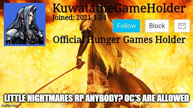 LITTLE NIGHTMARES RP ANYBODY? OC'S ARE ALLOWED | made w/ Imgflip meme maker