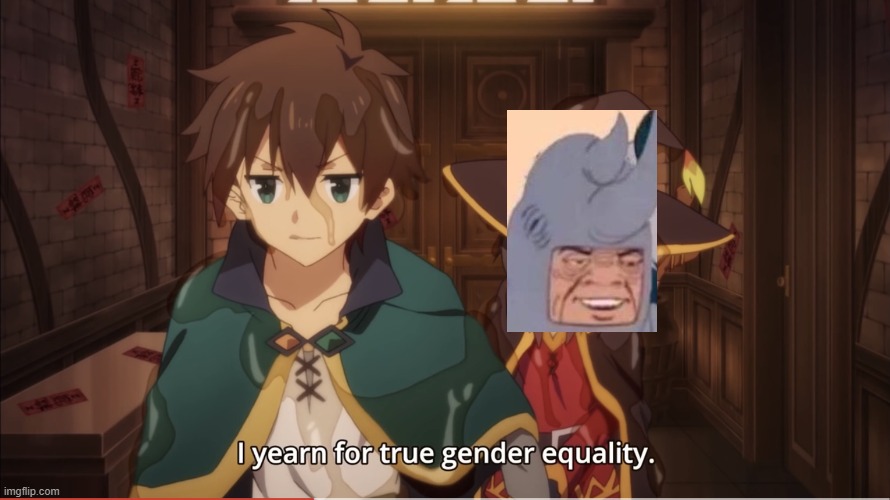 I yearn for true gender equality | image tagged in i yearn for true gender equality | made w/ Imgflip meme maker